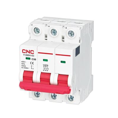 China 3p Mcb Mini Circuit Breaker 4500 for sale