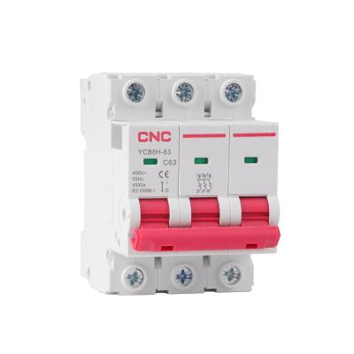 China 3p Mini Circuit Breaker Mcb Tripolar 4500 for sale