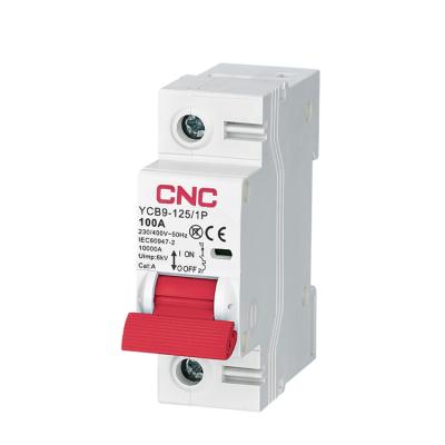 China 125 Amp 63 Amp Mcb Miniature Circuit Breaker 6ka 6000 for sale