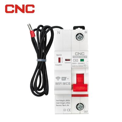 China Wifi Mcb Smart Remote Control Reclosing With Overload And Short Circuit Breaker 6KA for sale