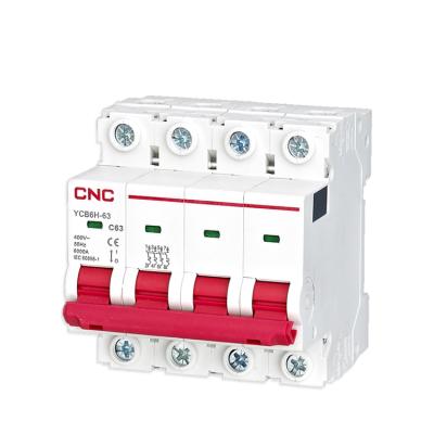 China Factory Supply 4.5ka Elcb 40amp 32 amp 63a Electric 4p Mini Circuit Breaker Mcb 4500 for sale