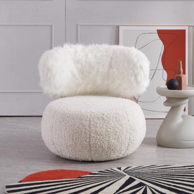 China Living Room Furniture Fabric Modern Luxury Sofa Sets White Accent Sofa Comfortable Chair Adorned Boucle Velvet Leisure Chairs for sale