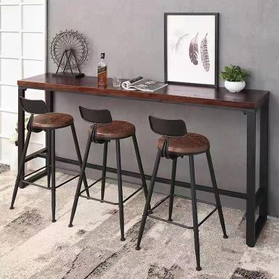 China Cushion Luxury Industrial Metal Leather Restaurant High Leg Chairs Kitchen Counter Height Modern Bar Stools for sale