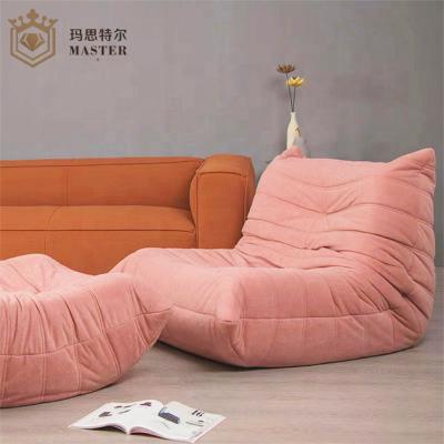 China French Ergonomic Design Sofa Floor Chair Living Room Home Sofa Furniture Leisure Lazy Sofa Chair Foldable for sale