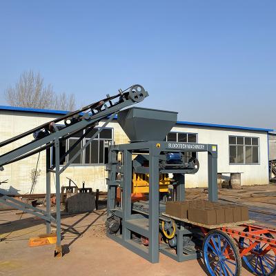 China Hotels manual brick making machine in Papua New Guinea BLOCKTECH qt4-26 block making machine for sale