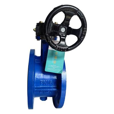 China General Butterfly Valve Handle Operated Metal Duitile Iron Triple Eccentric Butterfly Valve for sale