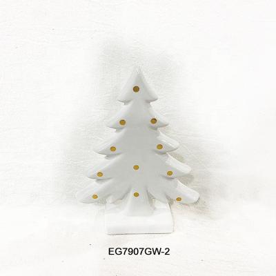 China Hot Selling Christmas Home Decorations Custom Office Christmas Decoration Ceramic Dolomite Trees for sale