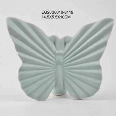 China Handmade ceramic butterfly from Europe Matt for sale