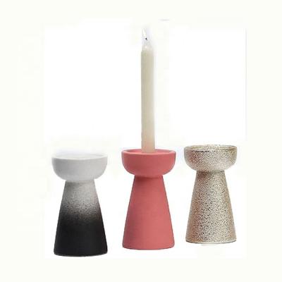 China Home Decoration Ceramic Tall Candelabra Candle Holders Candle Holder for sale