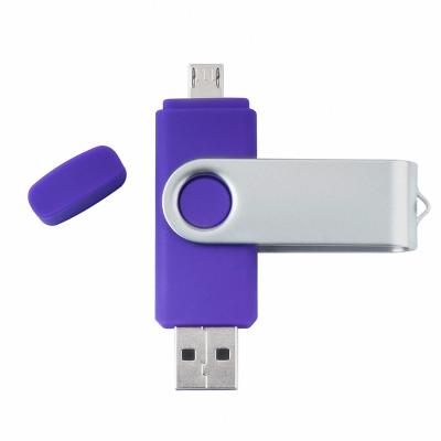 China USB With Micro USB Interface For Phones 2019 Custom Logo Promo Dual Port 2 In 1 Micro Usb Drive 2GB 4GB 8GB Tornado U Disk 16gb 32gb Thumb Flash Drive pivot OTG for sale