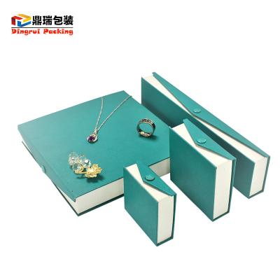 China Customized Supplier Eco-Friendly Gift Handmade Link Paper Jewelry Box Luxury Packaging for sale