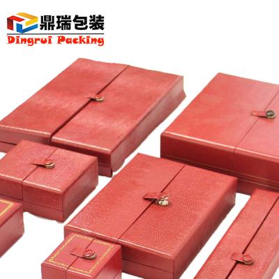 China Exquisite Workmanship Customized Jewelry Boxes Gift Paper Boxes / Luxury Delicate Plastic Leatherette Double Door Jewelry Gift Boxes for sale