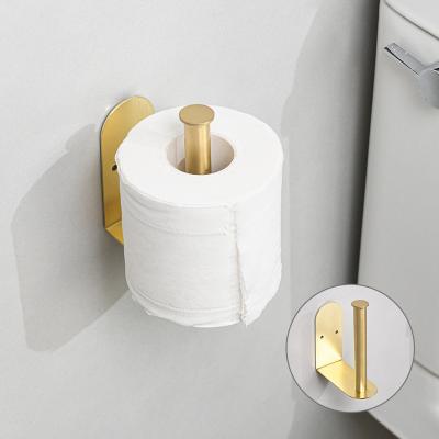 China Modern Cheap Price Bathroom Toilet Paper Holder Stainless Steel Tissue Roll Holder Gold Toilet Paper Roll Holder for sale