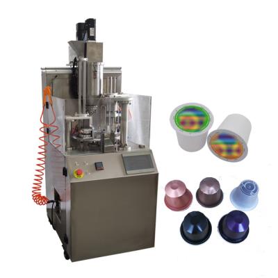 China Economic Food Coffee Capsule Filling And Sealing Machine for sale