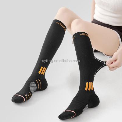 China Breathable Custom Socks Nylon Medical Sports Socks Nurse Running Sports Compression Socks For Wome for sale