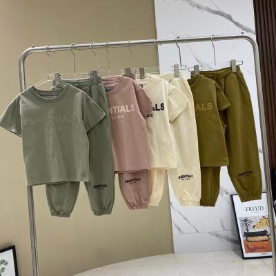 China Polyester / Cotton Cotton 2022 Kids 2 Pieces Set High End Girls' Summer 2022 Sets for sale