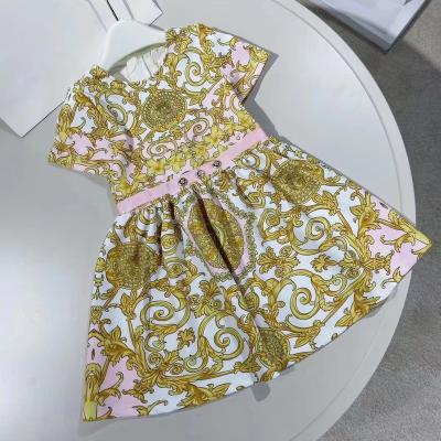 China Brand Washable Children's Fashion Dresses Dresses For Little Girls for sale