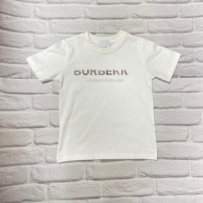 China High Quality 100% Cotton Children's Embroidered T-shirt Children's T-shirt Boy Girls Anti-pilling T-shirt for sale