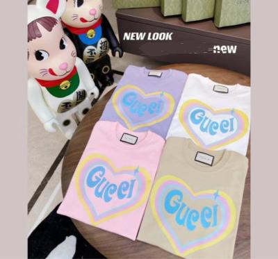 China High Quality Anti-pilling Fashion Round Neck Ladies T-shirts Cotton Kids Shirts for sale