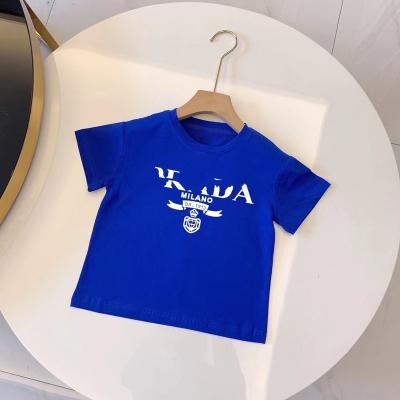 China Anti Shrink 8 Colors 100% Cotton Kids Summer Brand T-Shirts Boys Girls for sale