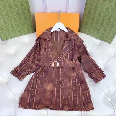 China Wholesale Fashion Anti-wrinkle Kids Clothing Hot Sale Autumn Coats Girls Long for sale