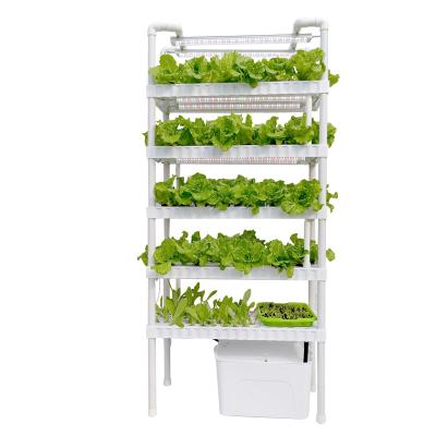 China Planting Vegetables OMANA Indoor Vertical Aquaponic Growing Hydroponic System for sale