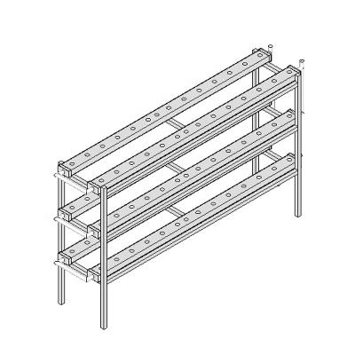 China Modern Nft Stands System Industrial Hydroponic Farm Irrigation Systems For Romaine Growing for sale