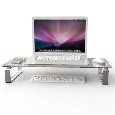 China DSG02 Kit Glass Laptop TV Stand and Notable PC Monitor Laptop Stand for sale