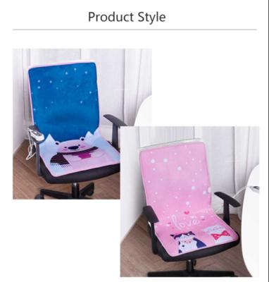 China Massage Winter Mom Chair Protective Pad Back And Hip Heating Chair Pad for sale