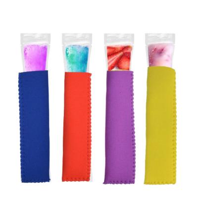 China Waterproof Hot Selling Cheap Ice Popsicle Neoprene Popsicle Ice Holder for sale