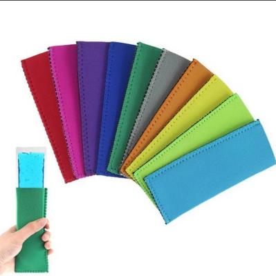 China 2021 Customized Neoprene Ice Pop Ice Pop Sleeve Neoprene Ice Pop Sleeve Ice Popsicle Sleeve Waterproof for sale