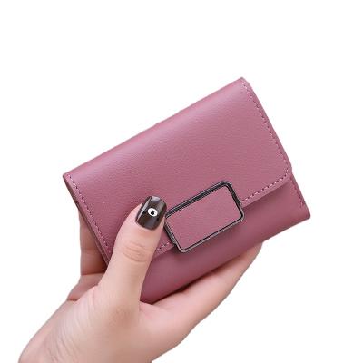 China Short Wallet Women RFID Style Brand Designer Little Girl Pu Coin Purse Korean Female Custom Pocket Coin Purse for sale