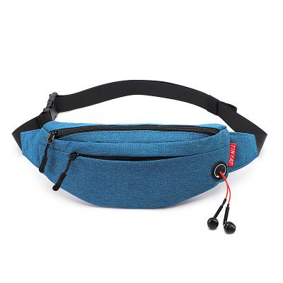 China Water Proof Mens Fanny Pack Sports Running Mobile Phone Outside Small Slope Casual Nylon Single Body Shoulder Chest Tight Bag for sale