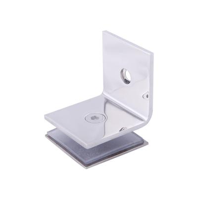 China Modern / According To Your Conditions China Factory Direct Sale Holding Glass Clamp Bracket 90 135 Degree Clamp Glass Hinge for sale