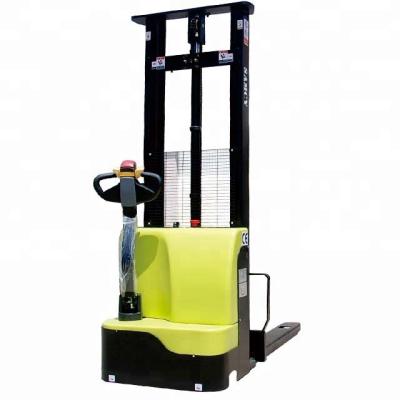 China Building Material Shops SAMCY CE Certification 1.6-3M Lift Height 1.5 Ton Automatic Electric Stacker for sale