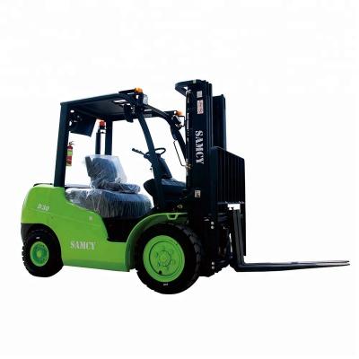 China Chinese Manufacture Diesel Forklift 3t Construction Material Stores Forklift 3t Engine for sale