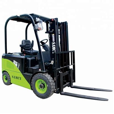 China 2 Year Warranty Best Construction Material SAMCY Forklift Selling 2.5 Ton Electric Forklift With Side Shift for sale