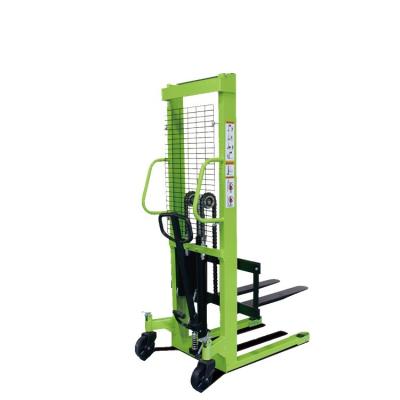 China Building Material Stores Manual Lifting Stacker 1T 1.5T Pallet Stacker Pallet Stacker Manual for sale