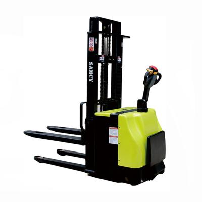 China Building Material Shop SAMCY Electric Stacker 2 Ton Full Automatic AC Electric Lifting Controller Factory Sale 2 Year Warranty for sale