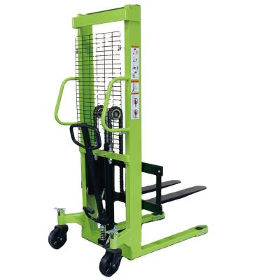 China Building Material Stores Manual Stacker China Supplier 1200KG Hand Stacker Forklift Price for sale