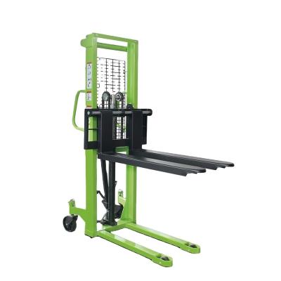 China Lifting Building Material Stores Manual Stacker 1200Mm Maximum Height Advantage Price SAMCY Hydraulic Stacker Manual for sale