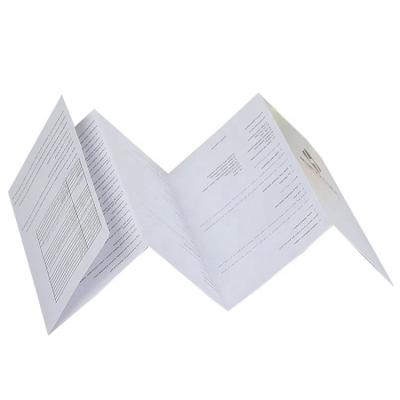 China Recyclable Customized Small Black And White Folding Printing Product User Instruction Manual for sale