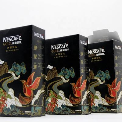 China Factory Recyclable Custom Design Tea Milk Coffee Box Wholesale Retail Packaging Display Boxes for sale