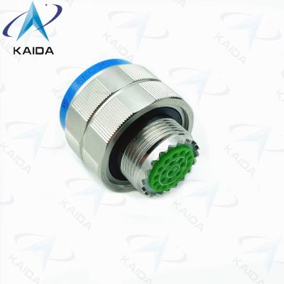 China 22 Female Pins MIL-DTL-38999 Connector Staiinless Steel Passivated D38999 Series Iii for sale