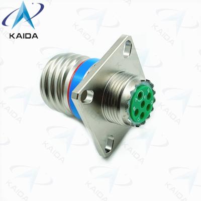 China Elektroless Nickel MIL-DTL-38999 Serie 3 10 Männliche Stifte Mil DTL 38999 Serie III Stecker zu verkaufen