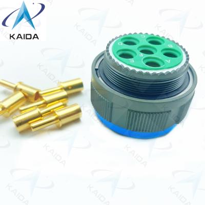 China Threaded Gold Plated Copper Alloy MIL-DTL-38999 Series 3 Plug Connector Crimp 8# Power Contact.D38999/26WH06PN.8D Series for sale