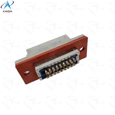 China 3A Current Rating J14 Connector Solder Termination Voltage Receptacle.J14A-20ZKB.RectangularReceptacle with socket. for sale