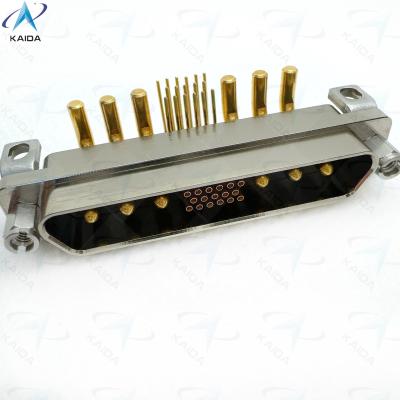 China Gold Over Nickel Contact Plating Rectangular Connectors For Long-Lasting Performance Elbow PCB Large And Small Current Mixed J30J23P06KPW01W1P040 for sale