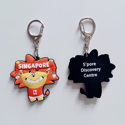 China Promotional Gift Promotional Gift Customized 3d Key Holders PVC Soft Rubber Key Chain Keyholder for sale