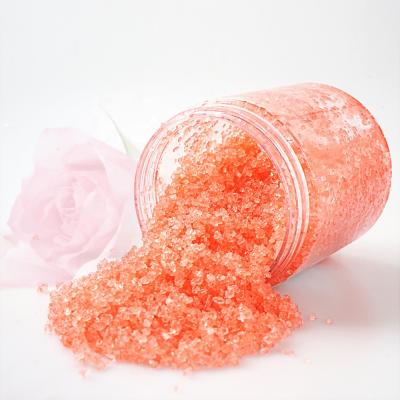 China 100% Natural Organic Wholesale Private Label Bulk Epsom Salt Bath Soak Pink Rose Bath Salt for sale